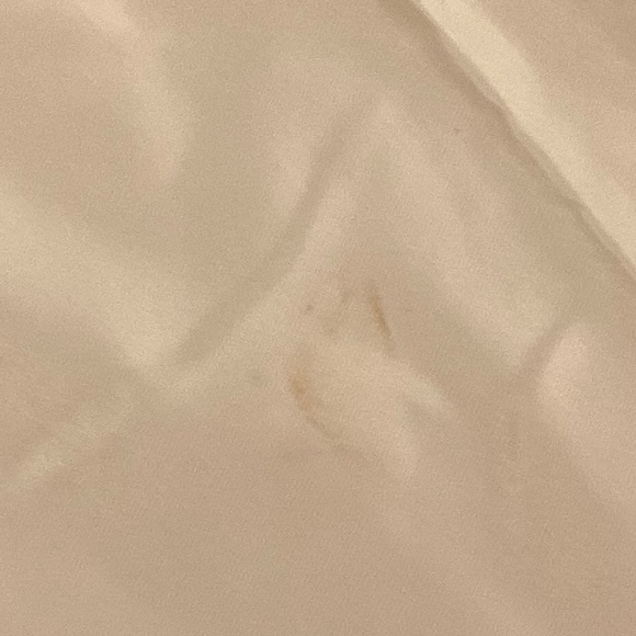 Vintage Peach Barbizon Cottage Core Satin Gown with Lace Trim Sz Small Petite - Picture 15 of 16